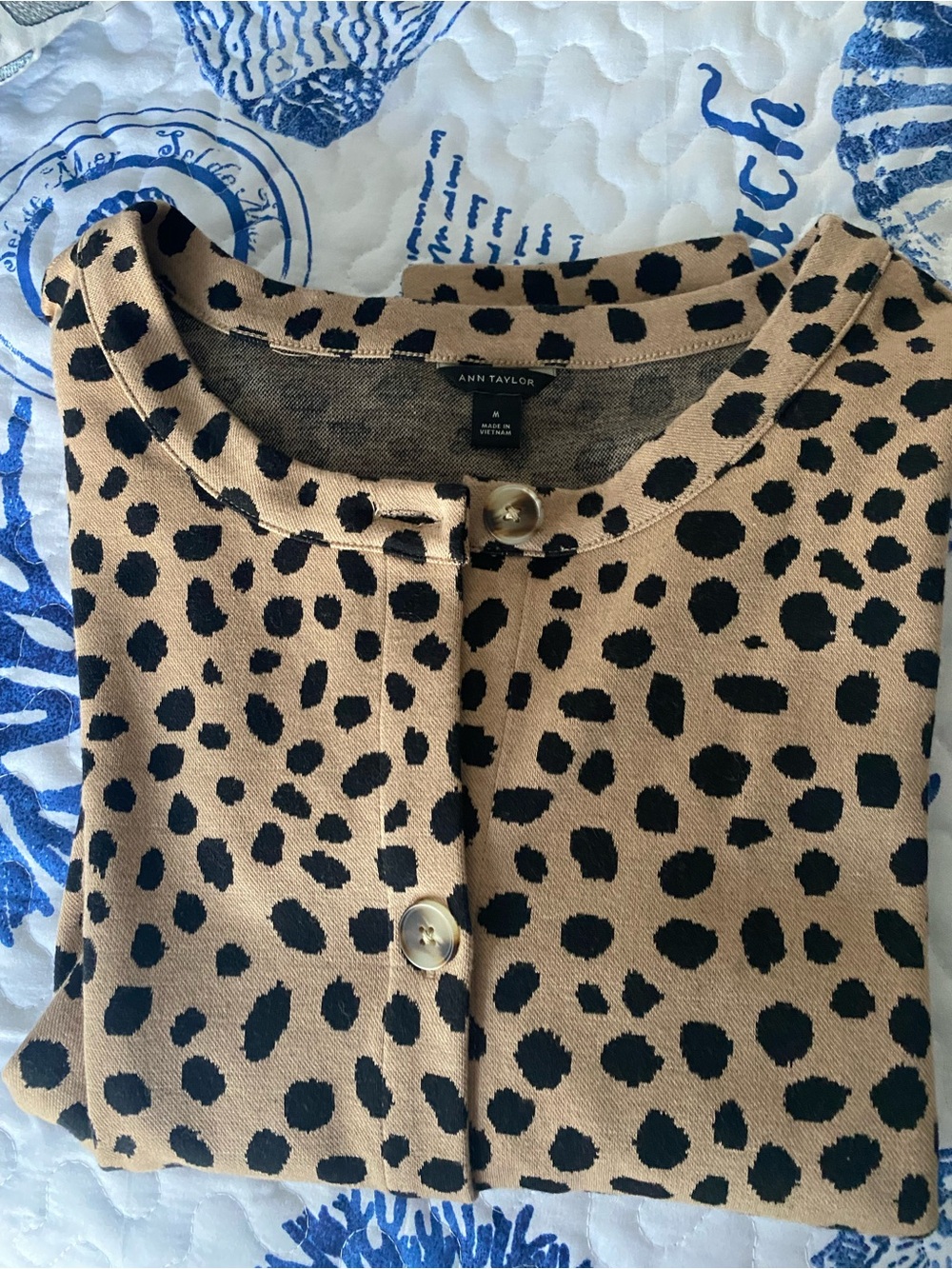 Ann Taylor button up sweater/ top - Picture 2 of 10
